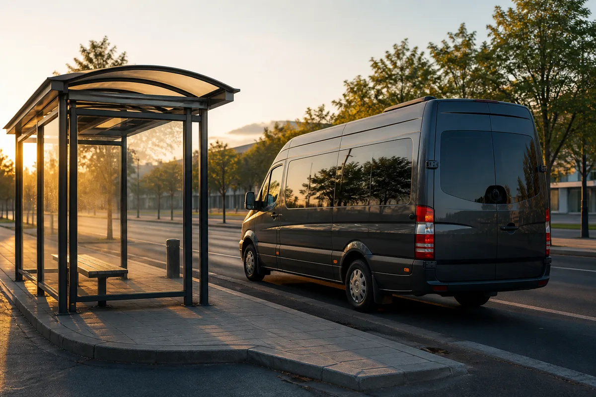 Louer une navette avec chauffeur : usages, capacité et budget